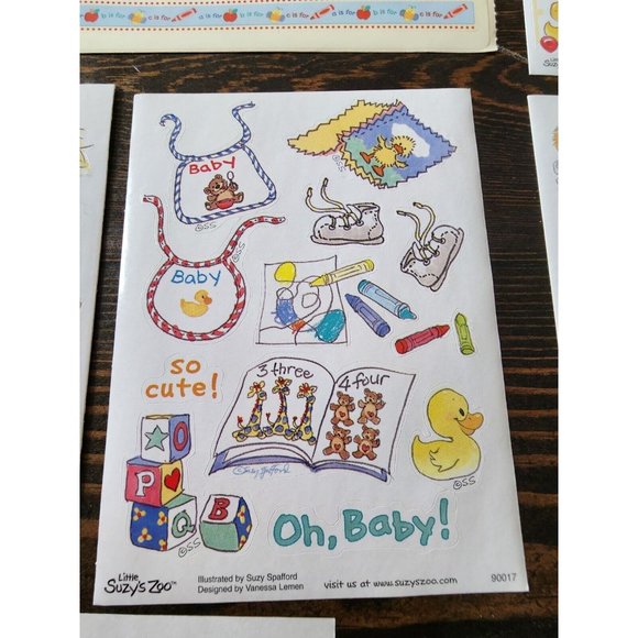 Lot of Suzy Zoo Sandylion Grossman Stickers - Baby Boy Train + - NEW RETIRED #14 - Picture 7 of 14